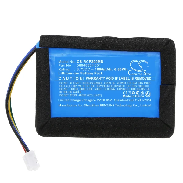 Roche CoaguChek Pro 2, CoaguChek Pro II, POCT 30645-00 Series Replacement Battery 1800mAh / 6.66Wh