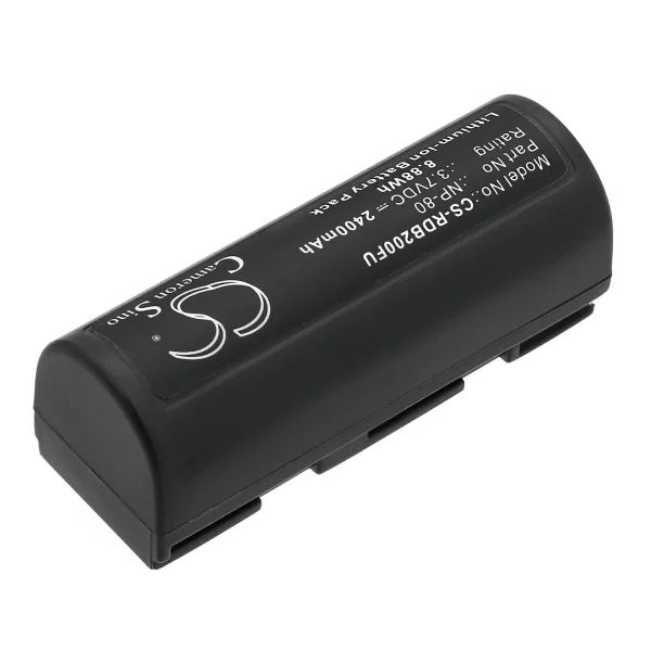 RICOH Caplio RDC-i500, Caplio RR1, RDC-6000, RDC-7, RDC-7S Series Replacement Battery 2400mAh / 8.88Wh - Image 3