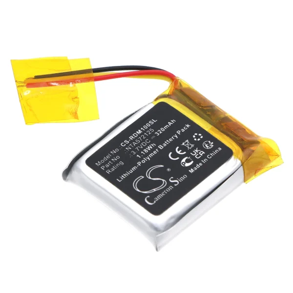 Rode GO Receiver, Go Transmitter Series Replacement Battery 320mAh / 1.18Wh - Image 2