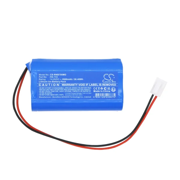 Ronbo RB700 Fetal Monitor Series Replacement Battery 2600mAh / 38.48Wh