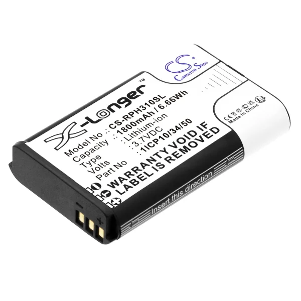 Rotronic HygroPalm HP31, HygroPalm HP32, HygroPalm HP6, HygroPalm HP7, HygroPalm HP7-2 Series Replacement Battery 1800mAh / 6.66Wh - Image 2