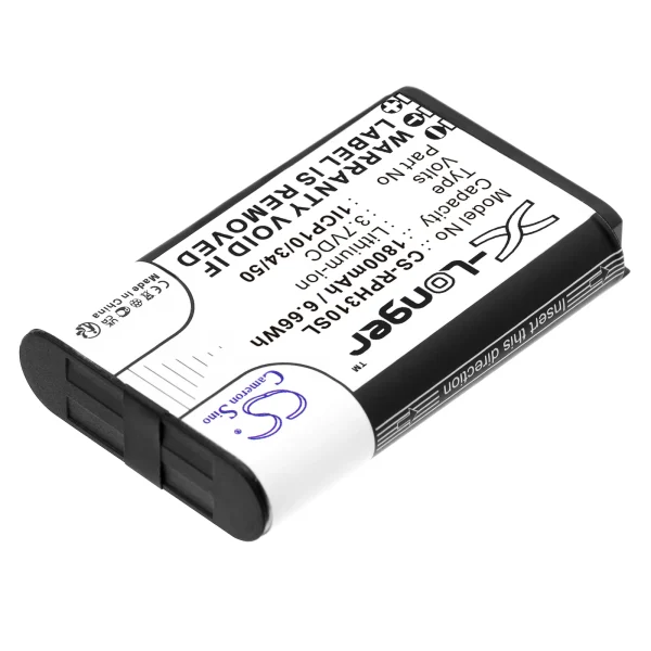 Rotronic HygroPalm HP31, HygroPalm HP32, HygroPalm HP6, HygroPalm HP7, HygroPalm HP7-2 Series Replacement Battery 1800mAh / 6.66Wh - Image 3