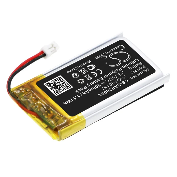 Samson Micro AR2 receiver, Swar2 Airline Series Replacement Battery 300mAh / 1.11Wh - Image 3