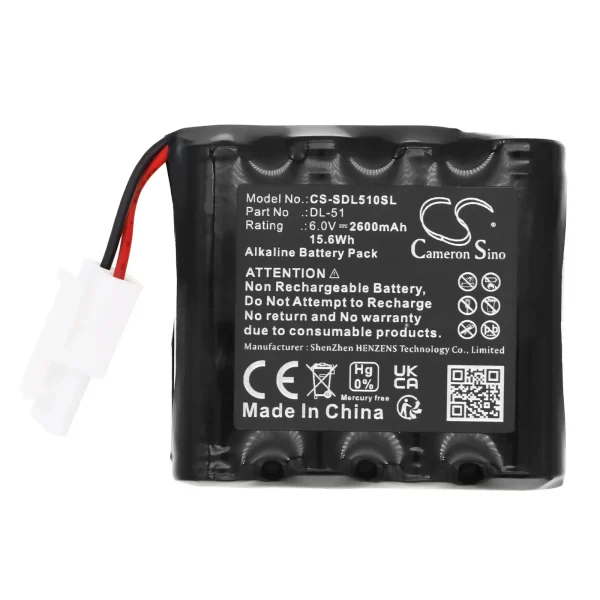 SAG Megalock, Safe-O-Pin, Safe-O-Tronic, Schlagbaum Series Replacement Battery 2600mAh / 15.6Wh