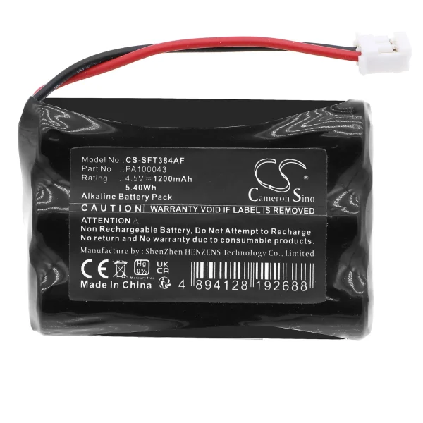 Safe-O-Tronic DS, DS-T, LS Series Replacement Battery 1200mAh / 5.40Wh