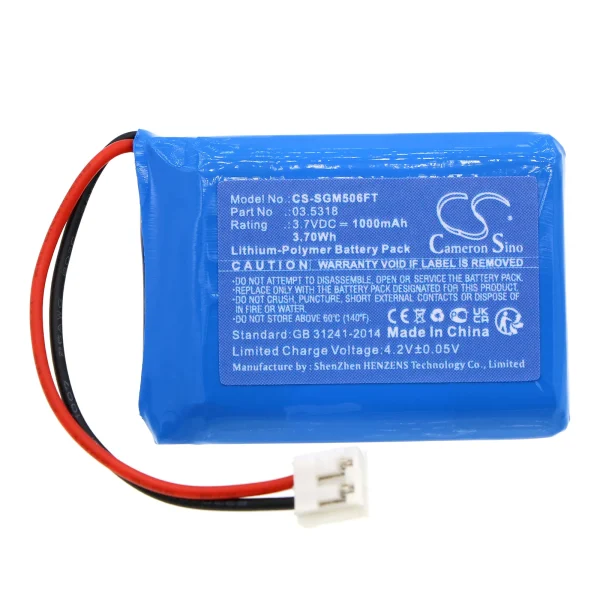 SCANGRIP 03.5060, Miniform COB LED Series Replacement Battery 1000mAh / 3.70Wh