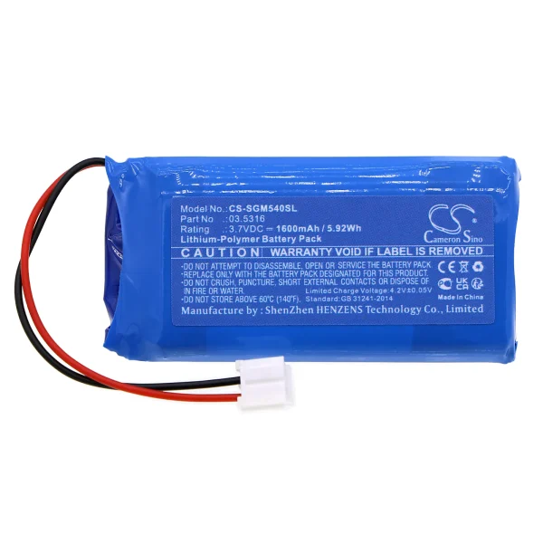 SCANGRIP 03.5408, 03.5421, Midiform, UV Form Series Replacement Battery 1600mAh / 5.92Wh