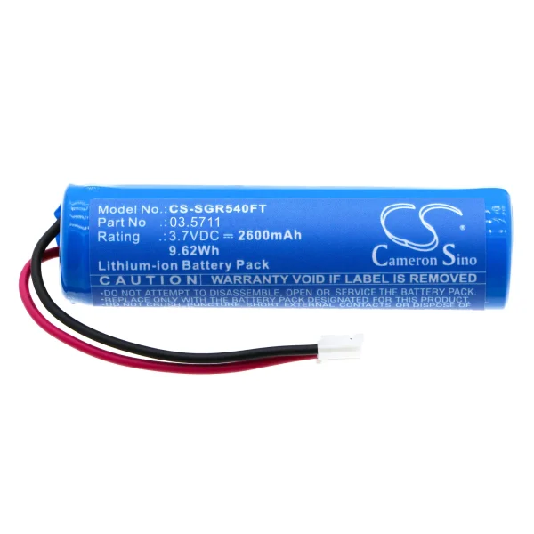 SCANGRIP 03.5070, 03.540, 03.5416, MAG3 COB LED, Sunmatch, Uniform Series Replacement Battery 2600mAh / 9.62Wh