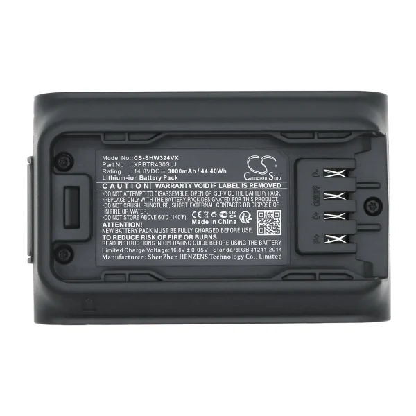 Shark CleanSense iQ+, IW3241JSL Series Replacement Battery 3000mAh / 44.40Wh