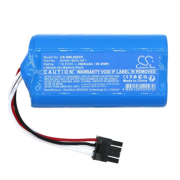 Symbo Laserbot 650, xBot 5, xBot 5 Pro Series Replacement Battery 2600mAh / 38.48Wh - Image 5