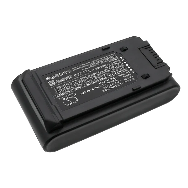 Samsung Bespoke Jet, Bespoke Jet Complete, VS20A95843W/SH, VS20A95843W/WA, VS20A95923B/AA, VS20A95923N/AA Series Replacement Battery 2500mAh / 63.0Wh - Image 2