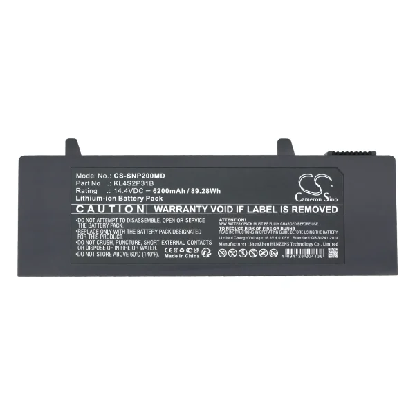 SonoScape E1 Exp, E2, E3, X1, X3, X5 Series Replacement Battery 6200mAh / 89.28Wh