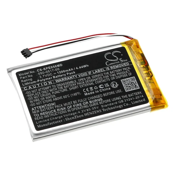 Spacelabs EVO, EVO 4 Series Replacement Battery 1200mAh / 4.44Wh - Image 2