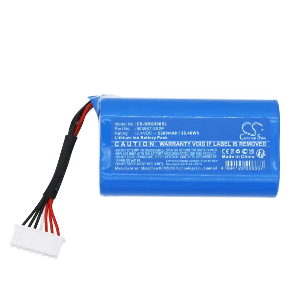 Sony SRS-XG300 Series Replacement Battery 5200mAh / 38.48Wh