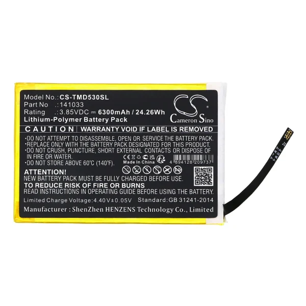 T-Mobile D53 Series Replacement Battery 6300mAh / 24.26Wh