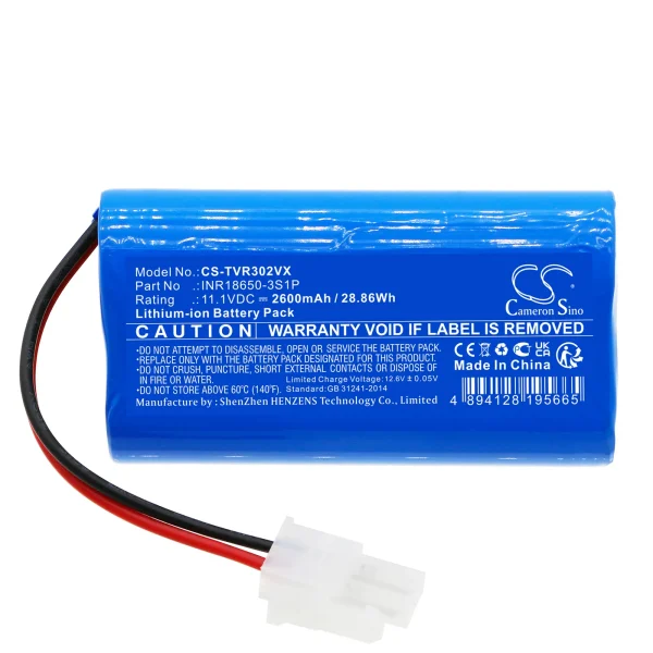 TOTAL TVCRR30201 Series Replacement Battery 2600mAh / 28.86Wh