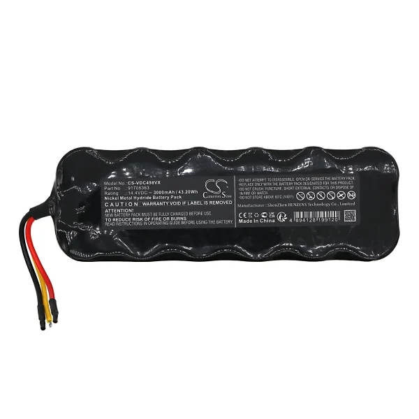 Vileda M-H498 Series Replacement Battery 3000mAh / 43.20Wh