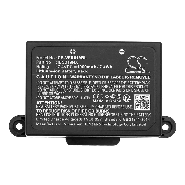 VeriFone IBS019NA Series Replacement Battery 1000mAh / 7.4Wh