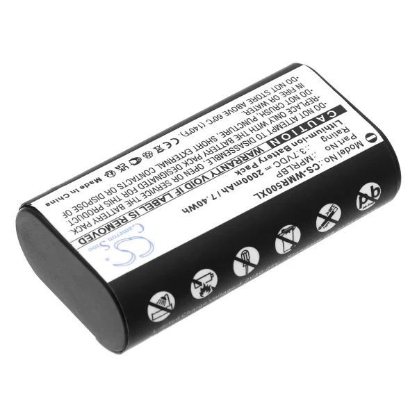 Wisycom MPR30-ENG, MPR30-IEM, MPR50-IEM, MPR50-IFB, MPR51-ENG, MPR52-ENG, MTP60 Series Replacement Battery 2000mAh / 7.4Wh - Image 3