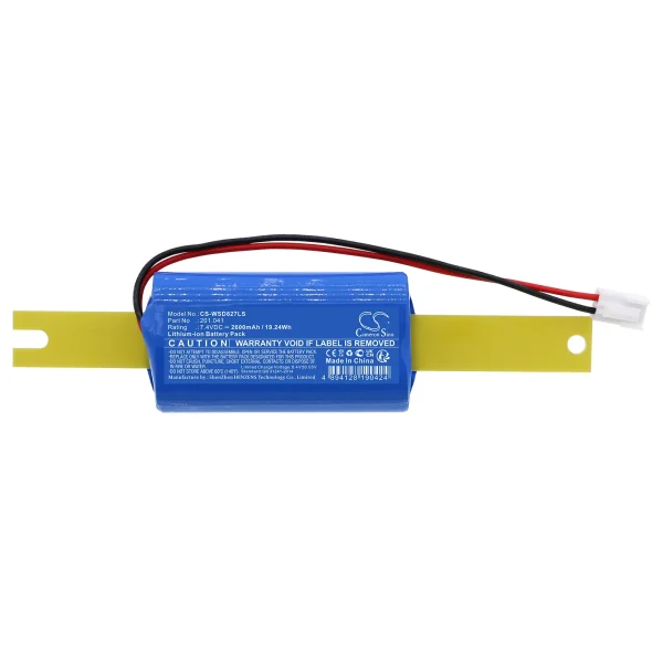 WSD WSD-EMS8W27-XX Series Replacement Battery 2600mAh / 19.24Wh