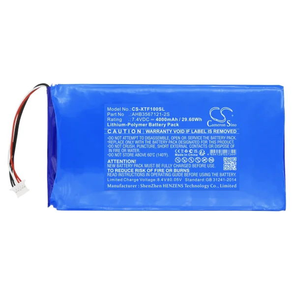 XTOOL AutoProPAD FULL Version Auto K Series Replacement Battery 4000mAh / 29.60Wh