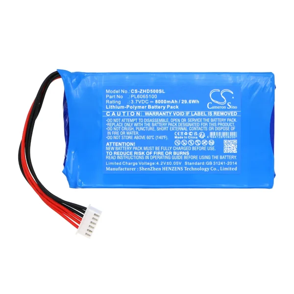 Zenith Z5 Diagnostic Scan Tools Series Replacement Battery 8000mAh / 29.6Wh