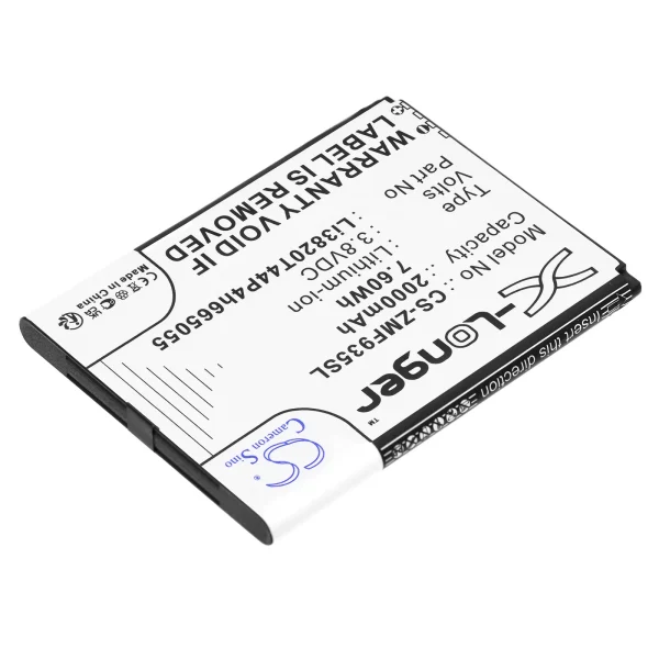 ZTE MF935 Series Replacement Battery 2000mAh / 7.60Wh - Image 3